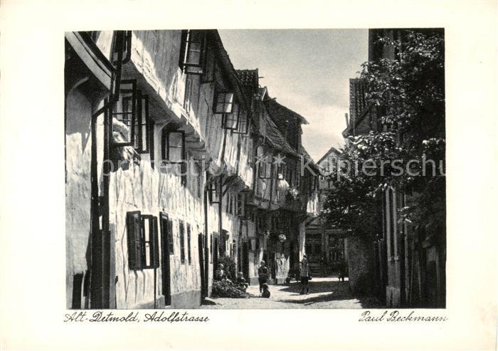Detmold Adolfstrasse Altstadt