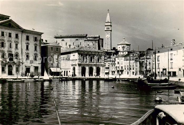 Piran Istria Slovenia Hafen