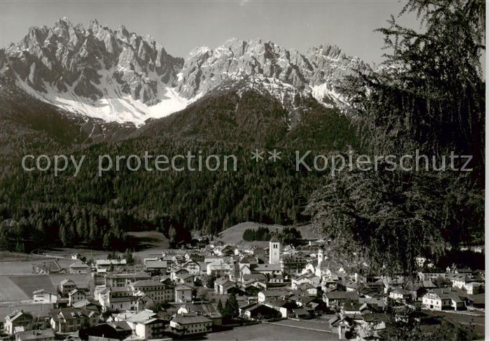San Candido Innichen Panorama e Cime del Baranci Dolomiten