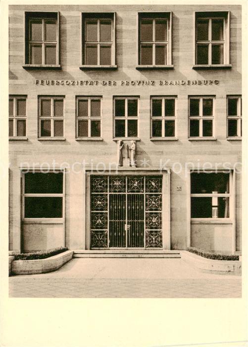 Brandenburg  Havel Feuersozietaet der Provinz Brandenburg