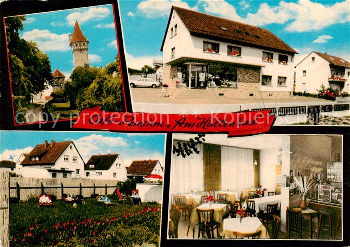Ostheim  Rhoen Cafe Pension Am Hallenbad Turm