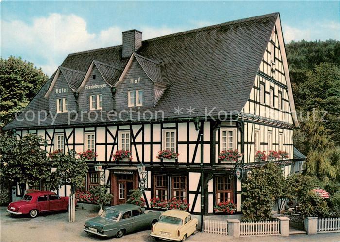 Fredeburg Schmallenberg Hotel Fredeburger Hof Fachwerkhaus Luftkurort