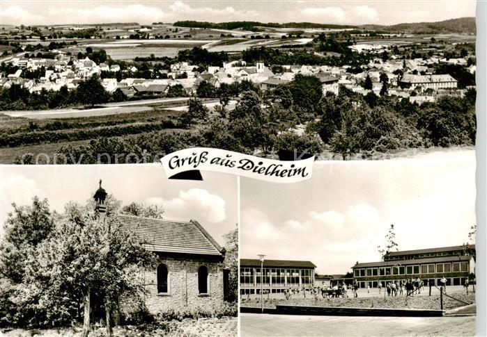 Dielheim Gesamtansicht Kapelle Schule