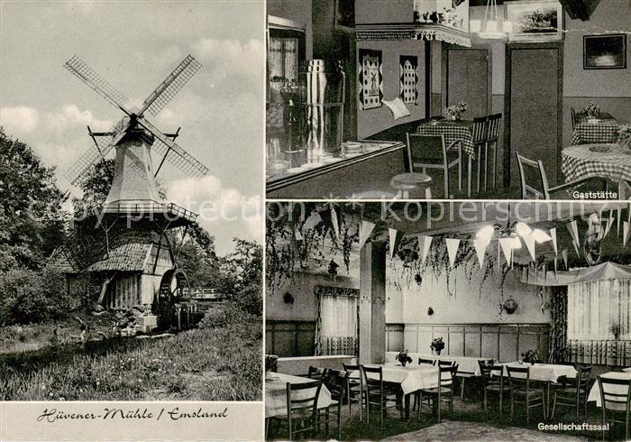 Holte Osnabrueck Huevener Muehle im Emsland Gaststaette Gesellschaftssaal