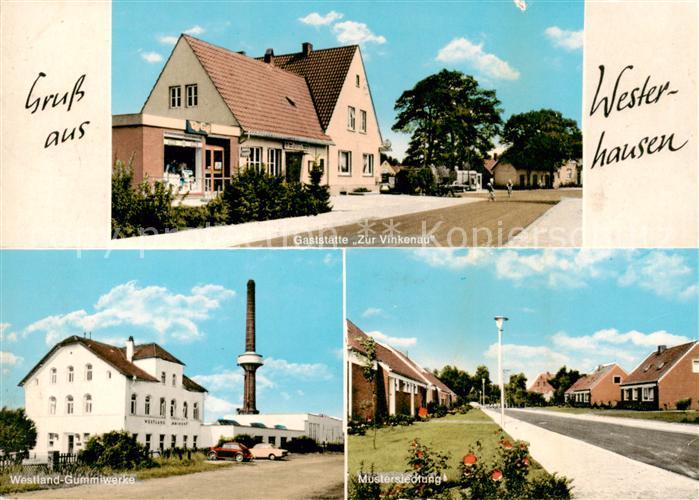 Westerhausen Melle Gaststaette zur Vinkenau Westland Gummiwerke Mustersiedlung