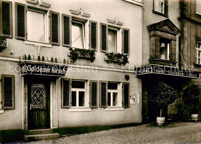 BAYREUTH Bayern Hotel Restaurant Goldener Hirsch