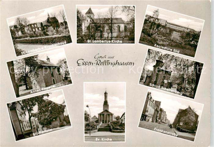 Rellinghausen Krankenhaus Kirche Schule Kapelle Schloss Schellenberg Bluechertur