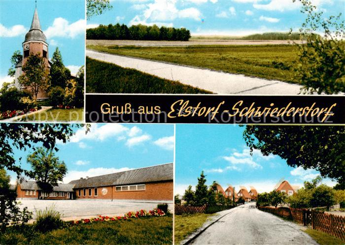 Schwiederstorf Neu-Wulmstorf Teilansichten Kirche Landschaftspanorama