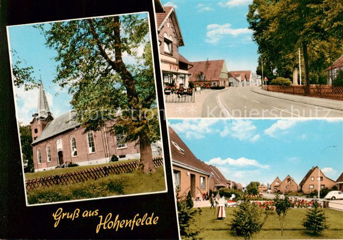 Hohenfelde Elmshorn Kirche Haupstrasse Wohnsiedlung