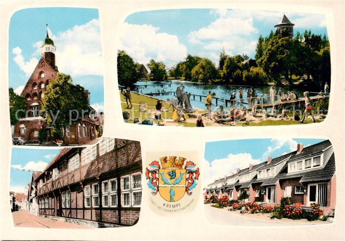 Krempe Holstein Teilansichten Freibad