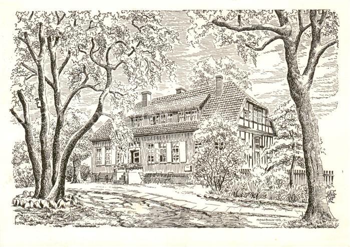 Springe Deister Forsthaus Koellnischfeld Kuenstlerkarte