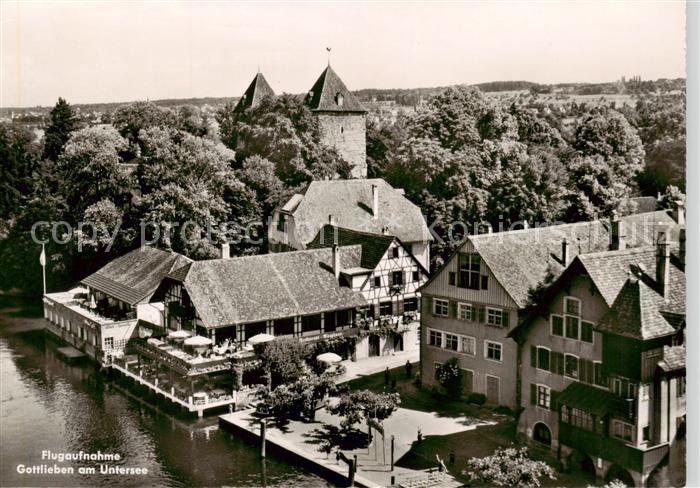 Gottlieben Ansicht mit Hotel am Untersee