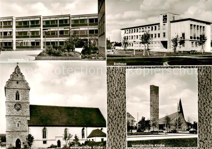 Wendlingen Neckar Gartenschule Rathaus Kirchen