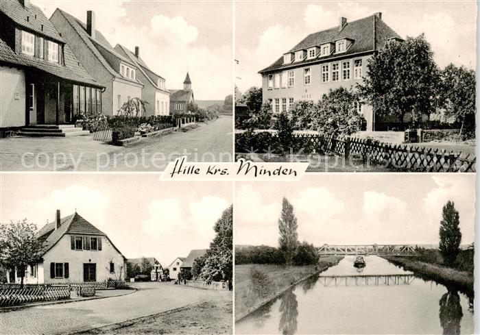 Hille Nordrhein-Westfalen Ortsansichten Kanal