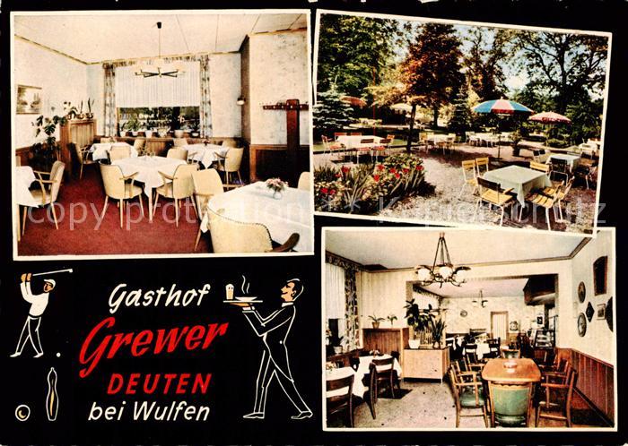 Deuten Gasthof Grewer Gastraum Gartenterrasse