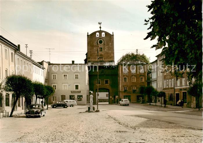 Tittmoning Salzach Ortszentrum Stadttor