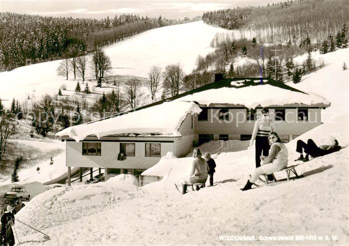 Wieden Schwarzwald Wintersportplatz im Schwarzwald