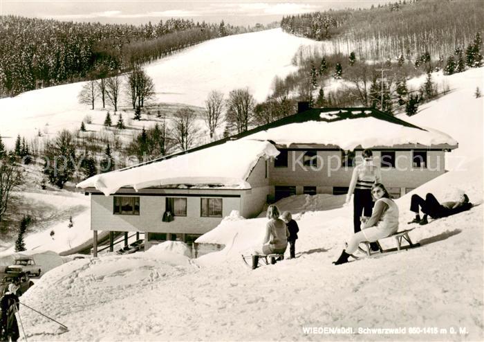 Wieden Schwarzwald Wintersportplatz im Schwarzwald