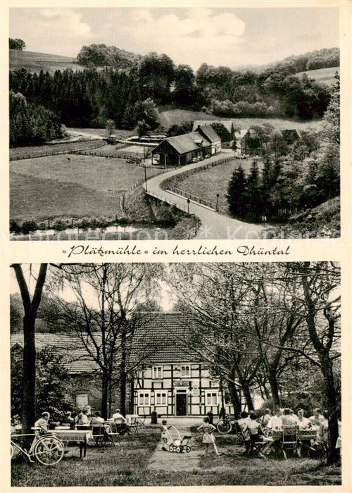 Dabringhausen Wermelskirchen Restaurant und Gartenwirtschaft Plaetzmuehle im Dhu