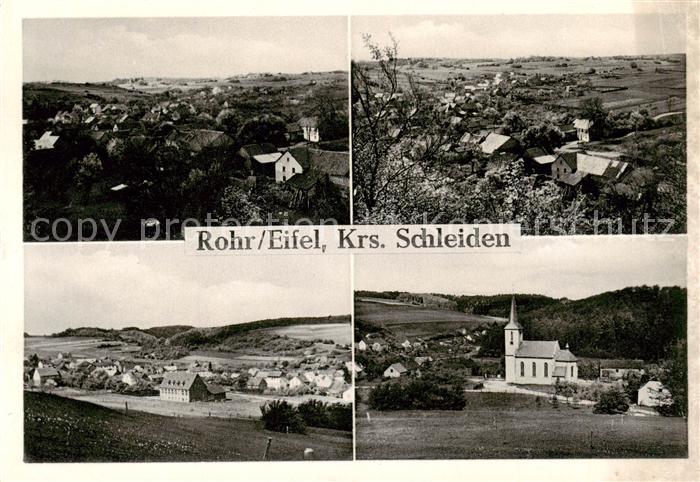 Rohr Eifel Panorama Blick zur Kirche