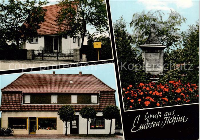 Embsen Bremen Wohnhaus Gedenkstein Friedhof Ladengeschaeft