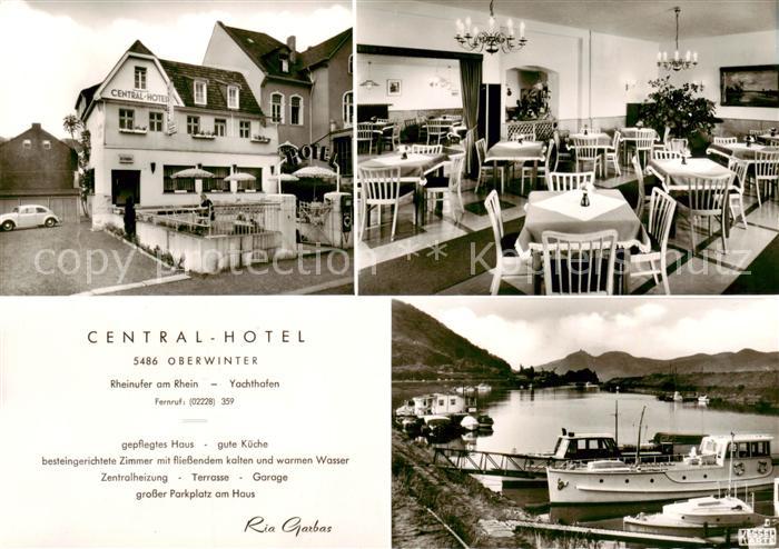 Oberwinter Rhein Remagen Central-Hotel Restaurant Bootsanleger