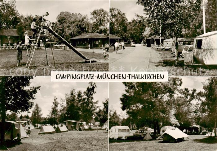 Thalkirchen Muenchen Campingplatz Kinderspielplatz