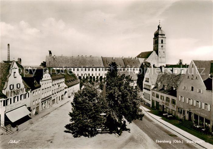 Ebersberg Oberbayern Stadtplatz Kirche