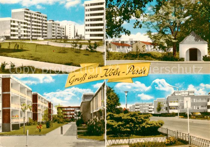 Pesch Koeln Wohnsiedlung Hochhaeuser