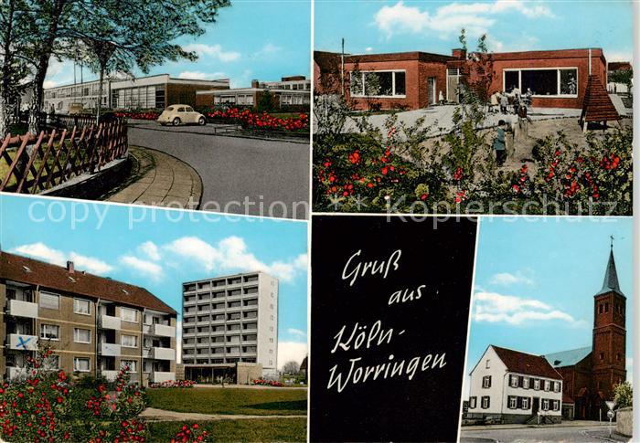 Worringen Koeln Teilansichten Kirche