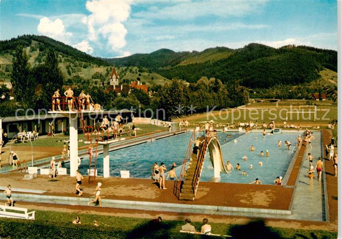Gengenbach Schwimmbad Freibad Sprungturm