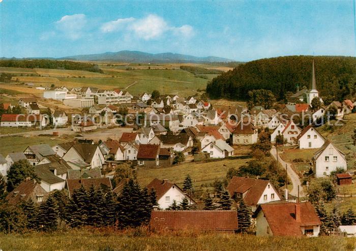 Wenden Biggetal Ortsansicht mit Kirche