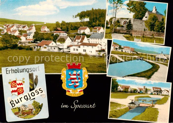 Burgjoss Teilansichten Burg Wappen