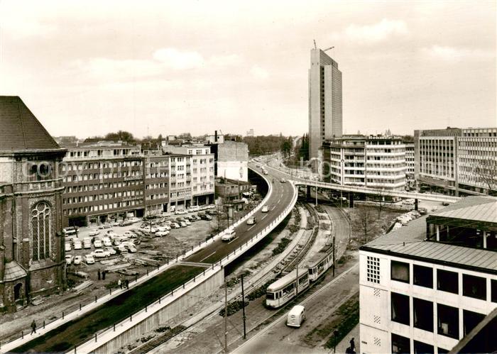 DuessELDORF  CITY Hochstrasse und Thyssenhaus am Jan-Wellem-Platz