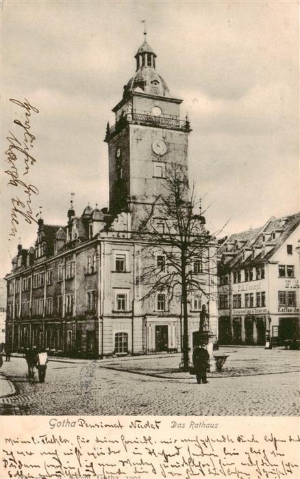 Gotha  Thueringen Rathaus