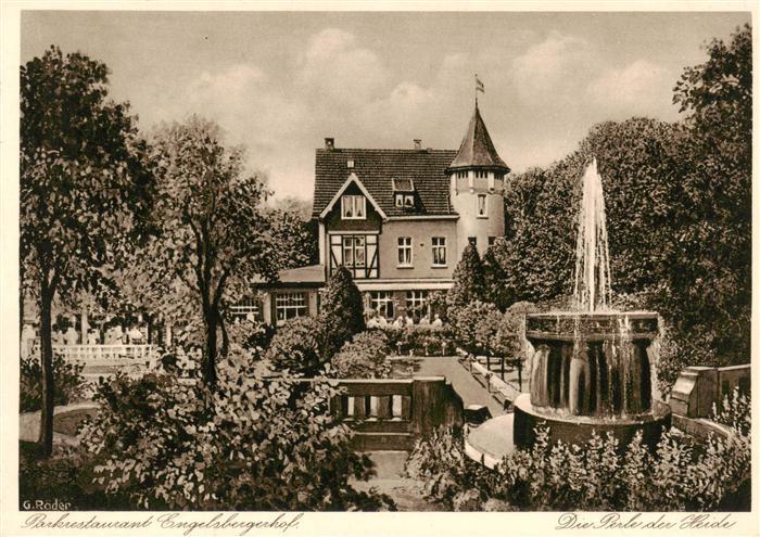 Ohligs Solingen Parkrestaurant Engelsberger Hof Park Brunnen