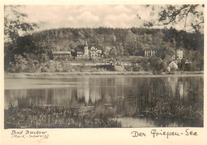 Bad Buckow Maerkische Schweiz Partie am Griepensee