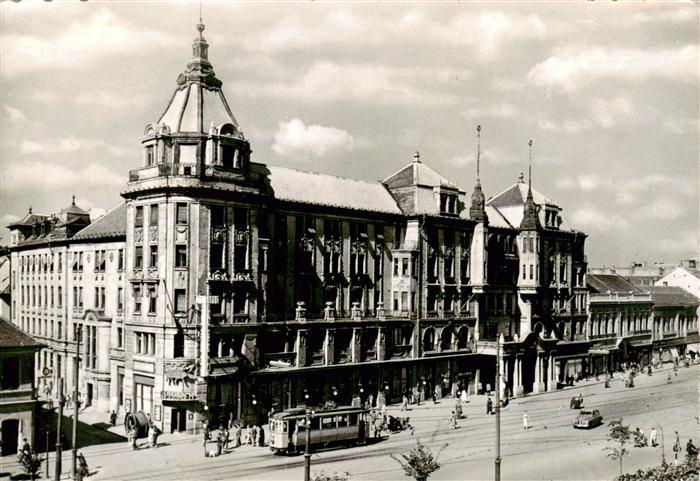 Debrecen Debrezin HU Hotel Arany Bika Strassenbahn