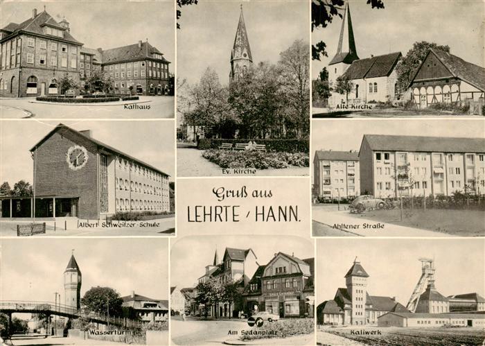 Lehrte Hannover Rathaus Kirche Albert Schweitzer Schule Ahltener Strasse Wohnsie