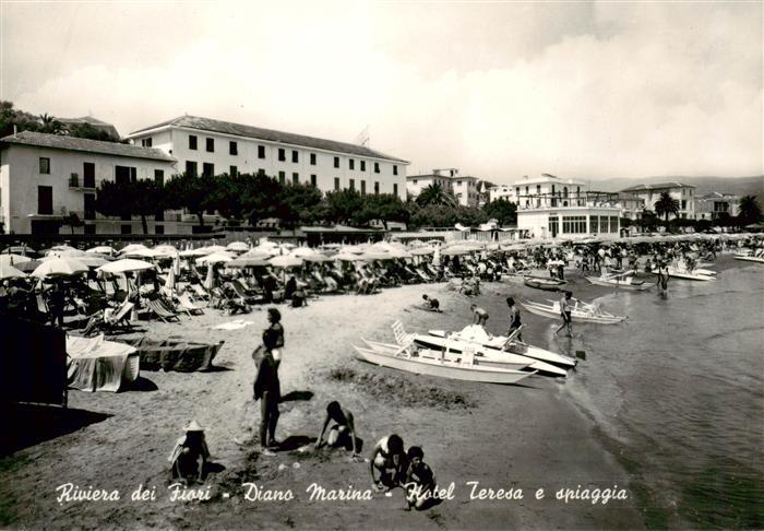 Diano Marina IT Hotel Teresa e spiaggia