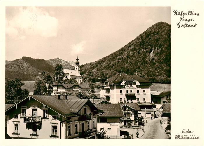 Ruhpolding Bayern Ortsansicht mit Kirche