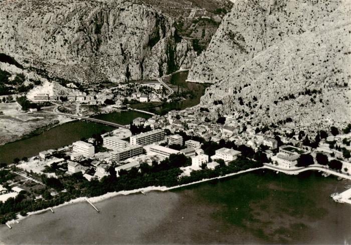 Omis Croatia Fliegeraufnahme