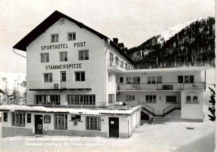 Samnaun Dorf GR Hotel Post und Stammerspitze