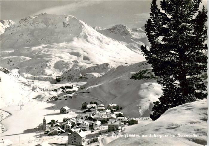Bivio Winterpanorama Blick gegen Roccabella