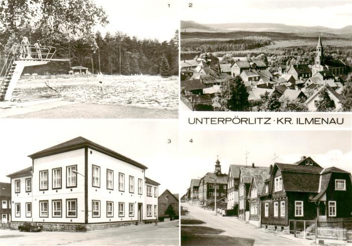 Unterpoerlitz Ilmenau Schwimmbad Konsum-Gaststaette zur Sonne Ernst-Thaelmann-St