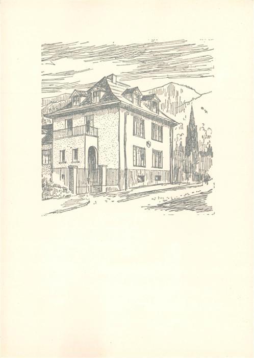 Freiburg Breisgau Freiburger Burschenschaft Teutonia Kuenstlerkarte