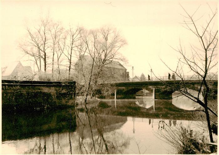 Lauf Pegnitz Partie am Fluss Karlsbruecke