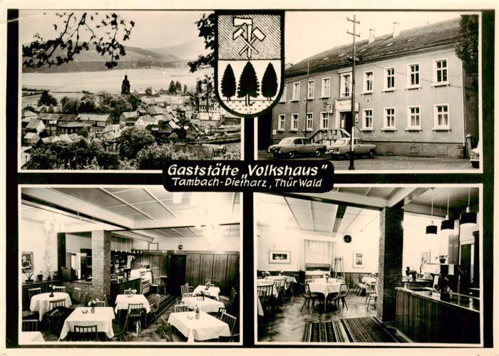 Tambach-Dietharz Panorama Luftkurort Gaststaette Volkshaus Restaurant