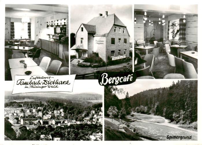 Tambach-Dietharz Bergcafe Panorama Spittergrund Thueringer Wald