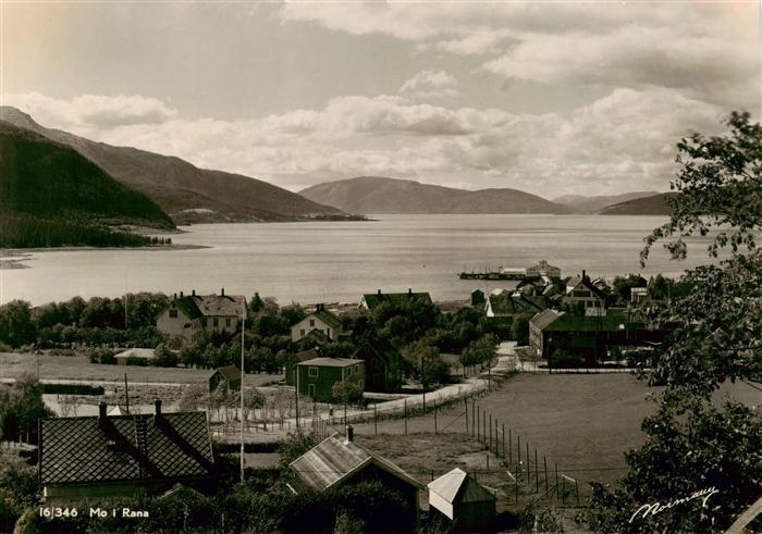 Mo i Rana Norge Panorama